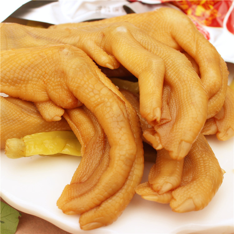 广西特产春江泡椒鸭掌鸭脚32g 酸辣味休闲零食小吃8