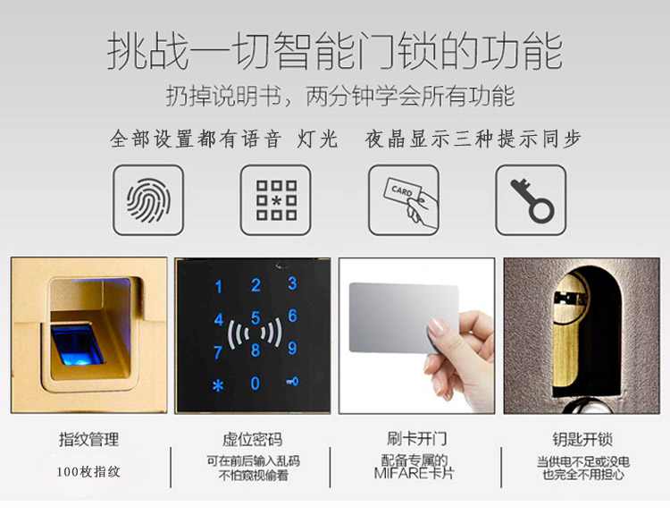 【中控TL100】指纹智能电子密码锁家用型电子门锁刷卡锁防盗锁15.jpg